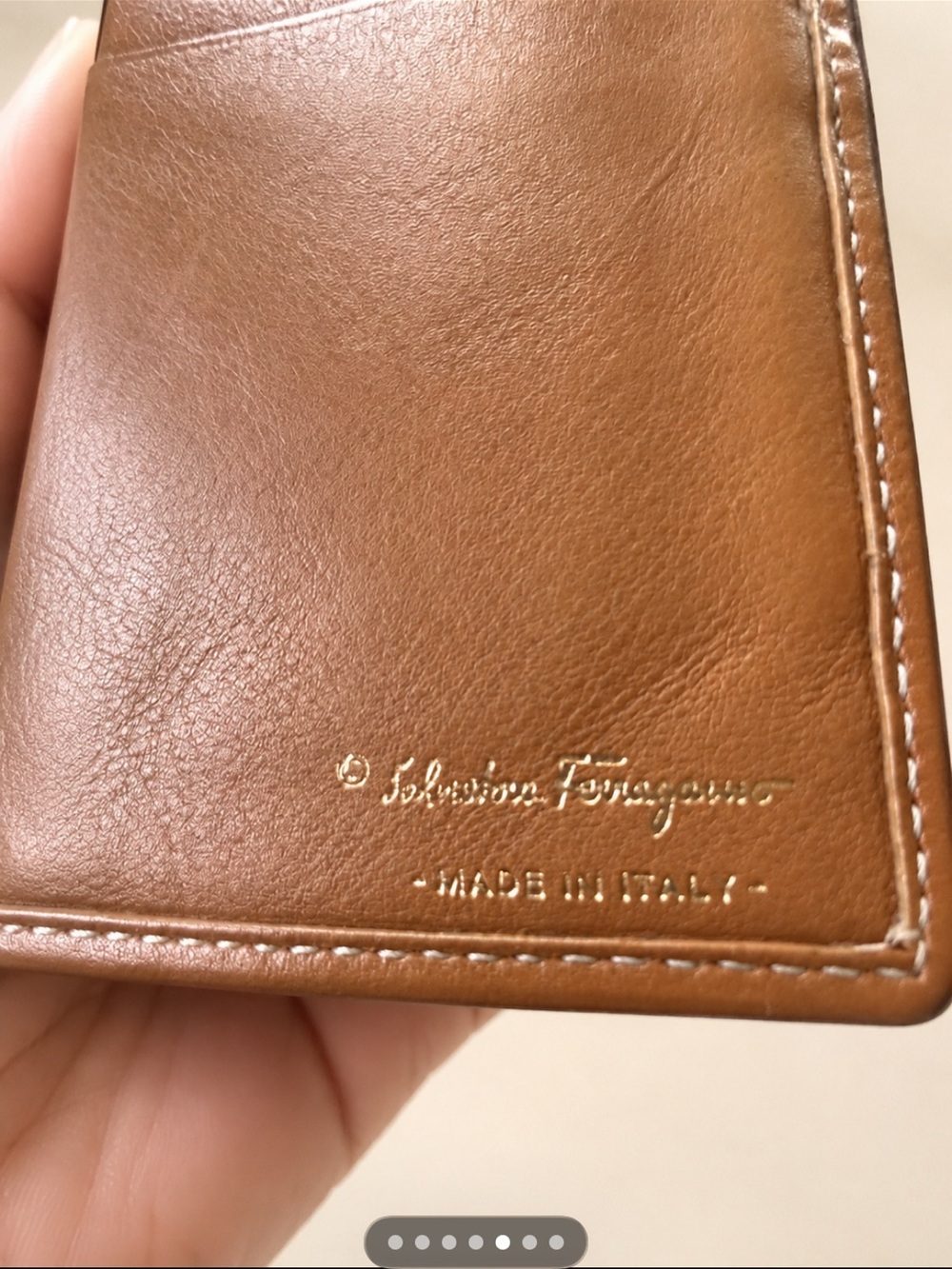 Salvatore Ferragamo COLORFUL UNIQUE GANCINI Embossed Wallet EUC - Picture 7 of 11